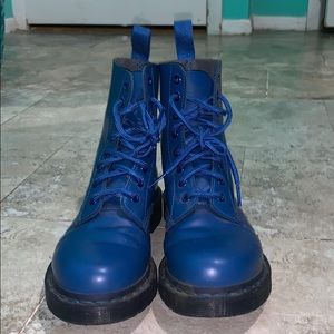 Blue Dr. Martens